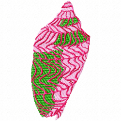 Seashell Embroidery Design 5 Seashell Embroidery Design 5